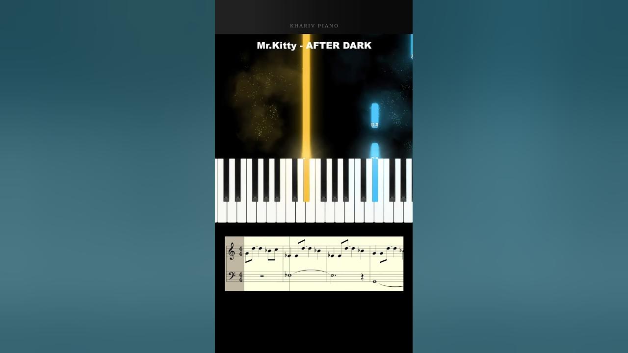 Mr.Kitty - After Dark (Easy Version) Partitura by C Piano