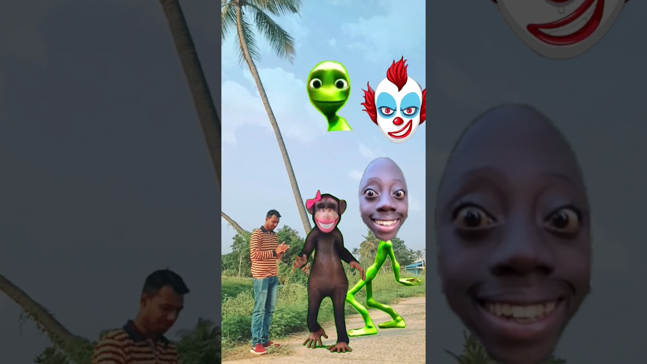 funny monkey vfx magic video I 