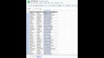 Combine Student First & Last Names Easily with AMPERSAND