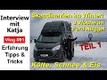 #91 Skandinavien im Winter 1 | 9 Wochen im Ford Nugget, Erfahrungen und Tipps |  Interview mit Katja