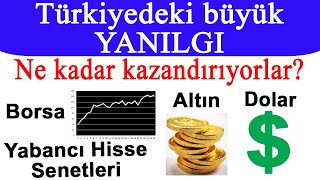 Neye Yatırım Yapılmalı? Altın Dolar Ve Borsa Bi̇st 100 Ve Yabancı Hisse Senetleri