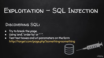 Discovering SQL injection post with kali linux