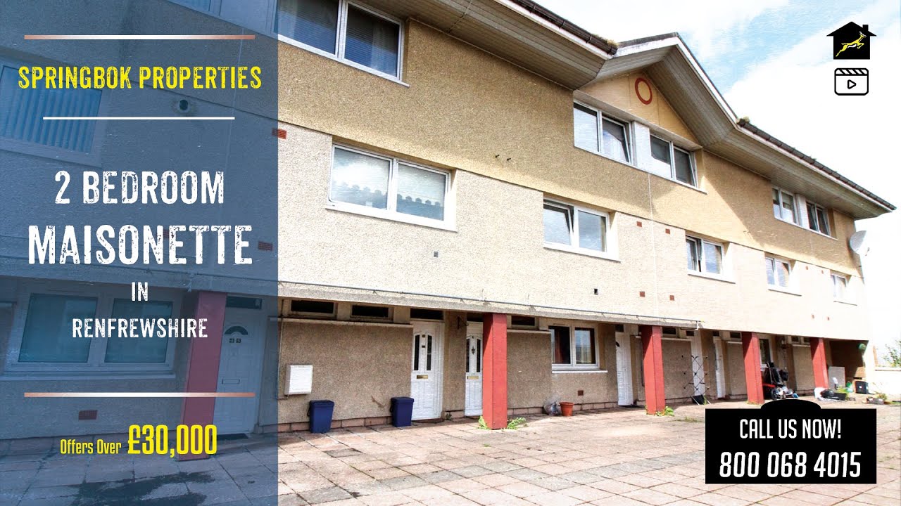 Property For Sale in Renfrewshire Belville Street, Greenock