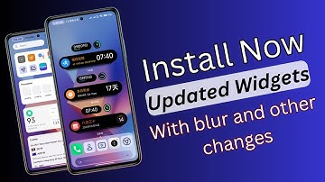 Install MIUI 15 New widgets with updated animations in any Xiaomi Device 📱