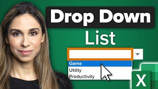 create smart drop down lists in excel (with data validation)