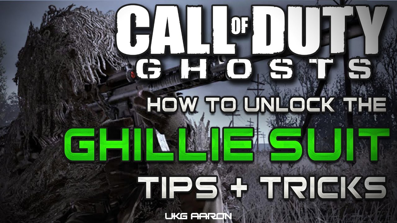 Call of Duty: Ghosts - How to unlock the GHILLIE SUIT - Tips & Tricks Call of Duty: Ghosts - How to unlock the GHILLIE SUIT - Tips & Tricks -