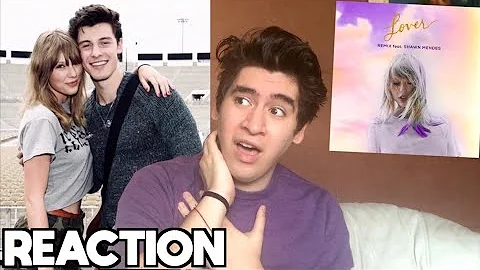 Taylor Swift - Lover ft. Shawn Mendes [Remix REACTION]