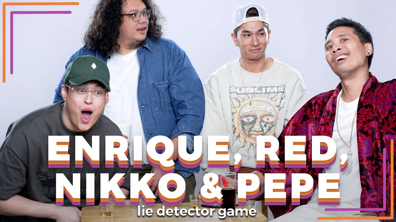 Enrique Gil, Pepe Herrera, NikkoDAKS, and Red Ollero Play a Lie Detector Drinking Game | Rec•Create