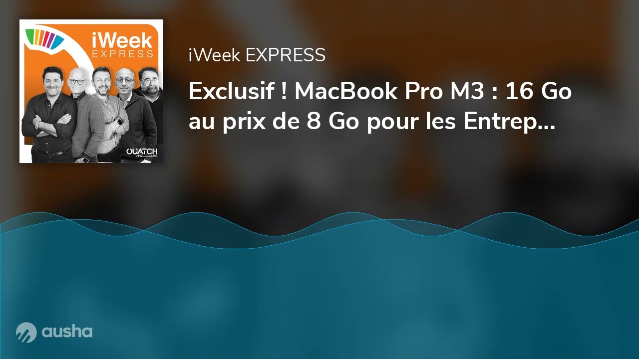 Exclusif ! MacBook Pro M3 : 16 Go au prix de 8 Go pour les