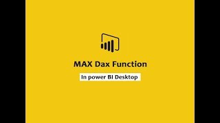 Max Function Dax - Dax Function Max Power Bi Dax Training