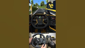 Downshifting and Overtaking 😱😍 #eurotrucksimulator2 #ets2 #scania #overtake #shorts