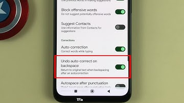 How to cancel the autocorrect operation on the backspace key on Xiaomi Redmi Note 11 Android 12