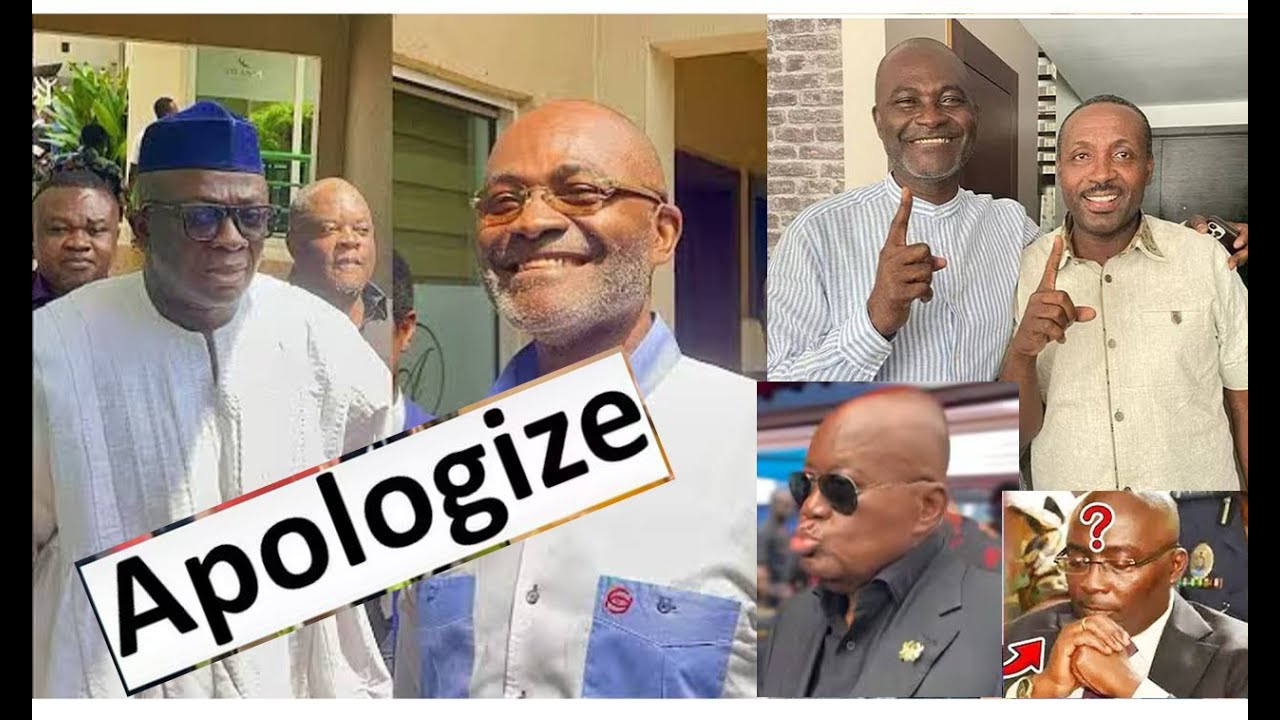Breaking!! Bryan Acheampong and John Boadu storm`s Kennedy Agyapong House for Apologezi, nana addo..