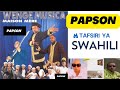 Papson Tafsiri Ya Swahili Solola Bien Werrason Na Wenge Musica Maison Mere Adolphe Domiguez