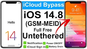 [Windows] 🔐iCloud Bypass iOS 14.8/12.5.4 ✅FREE Untethered MEID/GSM/App Store Login/ON/OFF Fixed
