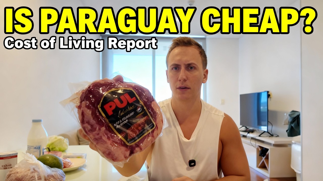 Cost of Living in Paraguay 2025: What I paid in the supermarket! $3.3 USD for 1KG Hamburger?