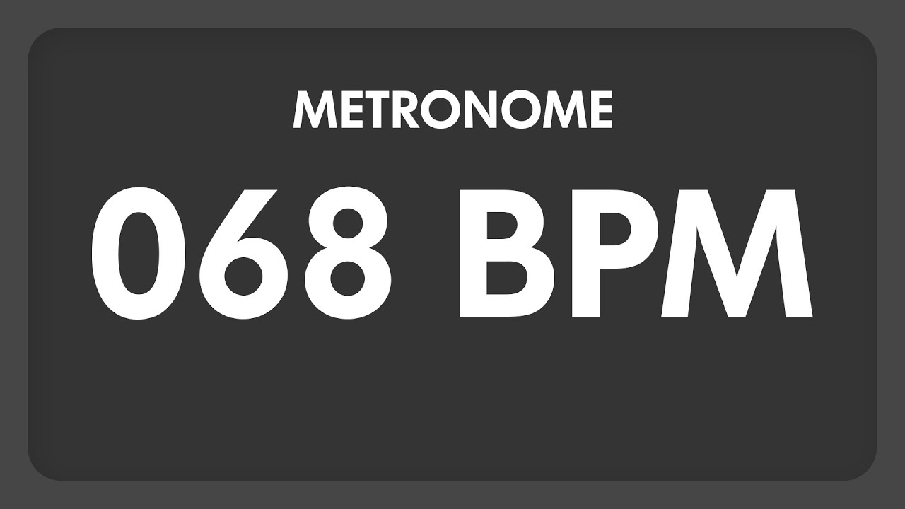 68 bpm metronome