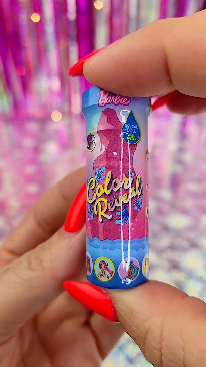 The Tiniest Barbie Color Reveal! #asmr #barbie #surprise #mini #asmrsounds #shorts