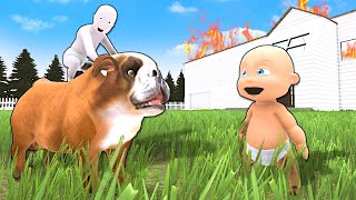 Baby gets a new DOG and It Destroys the House!  Who's Your Daddy 2 Multiplayer