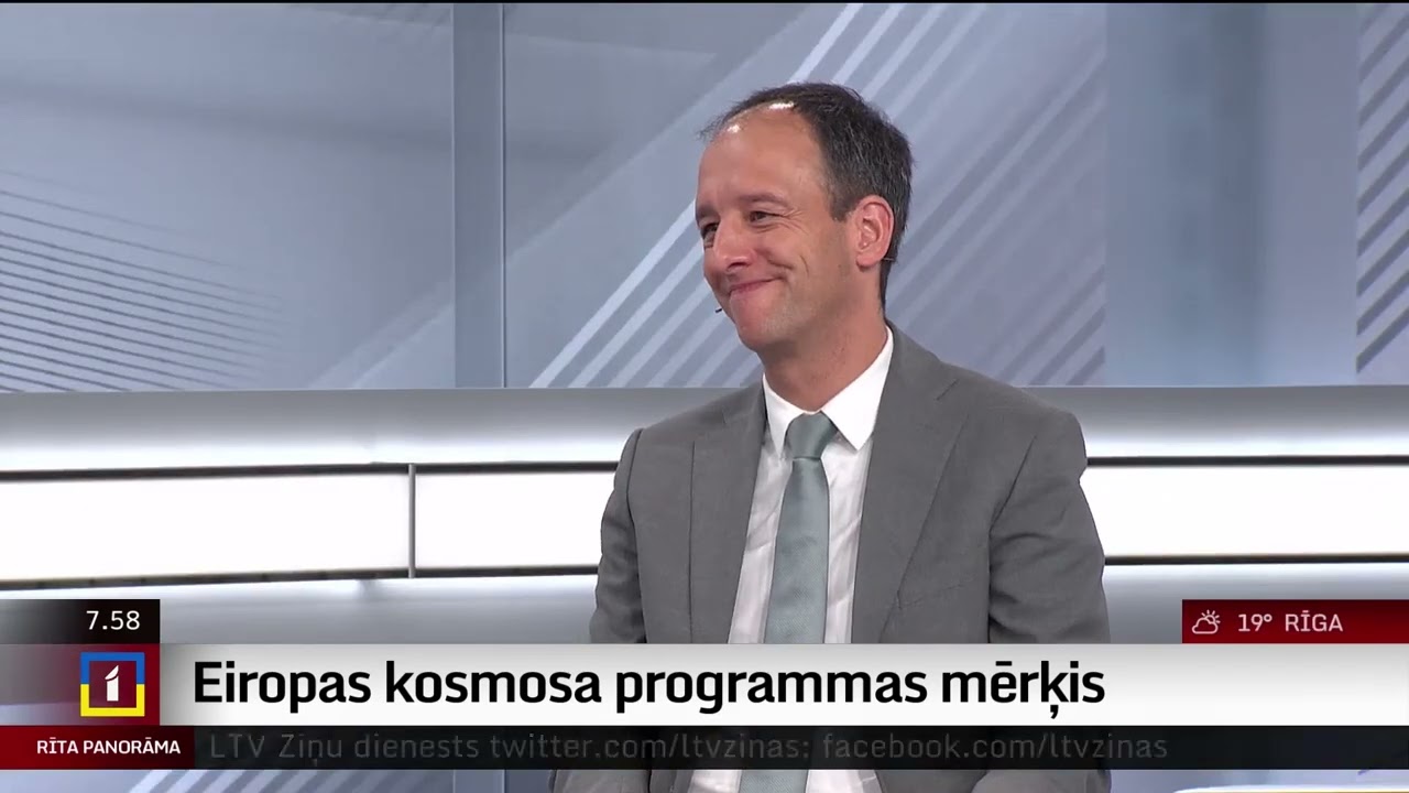 A delegation of the European Union Space Program Agency is visiting Riga (ENGLISH)