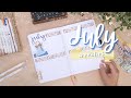 2022 July Weekly Bullet Journal Setup | July Bujo Plan with Me | Archer &amp; Olive Sub Box Theme