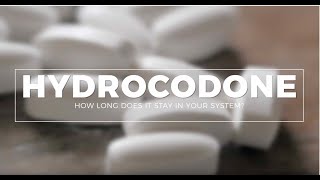 How long does Hydrocodone stay in your system?  #Drugtest #Urinetest