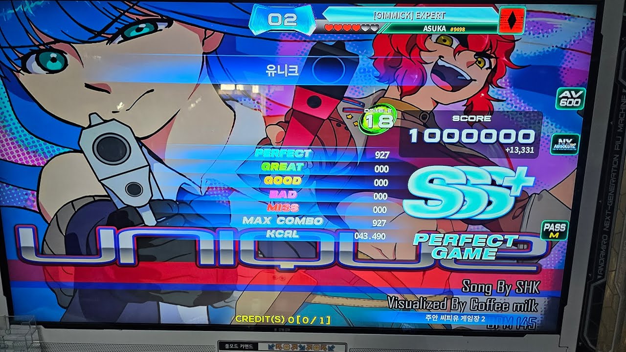 [Piu Phoenix]Unique (유니크) D18 SSS+ PG ALL PERFECT - YouTube