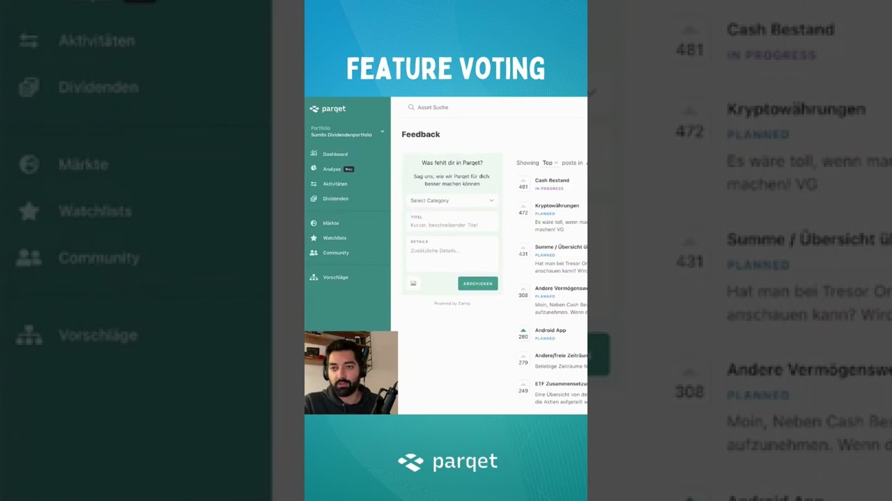 Neue Features? 😱 Dazu haben wir unser Feedback Voting! 