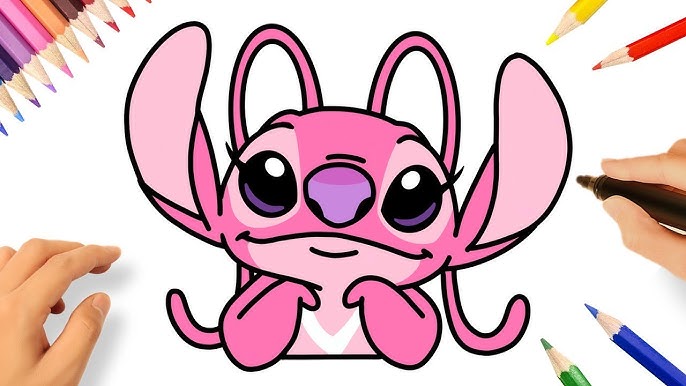 Desenho do stitch  Desenho, Desenhos de flor simples, Desenho de emoji