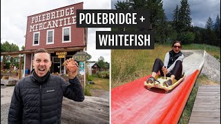 Last day at Glacier: Polebridge Bear Claws, Bowman Lake, & Whitefish (Alpine Slide & food!)