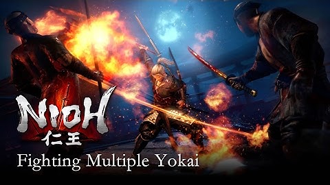 Nioh - Fighting Multiple Yokai
