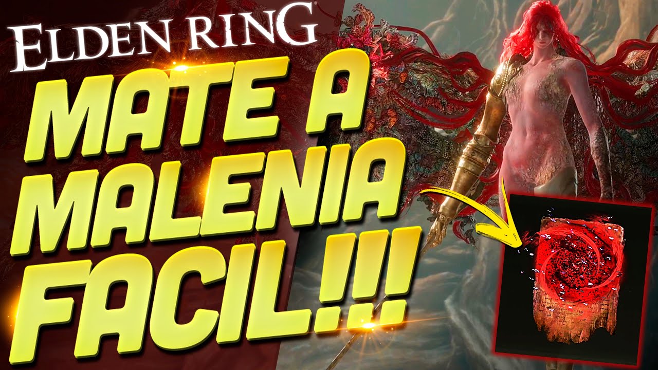 ELDEN RING - Como Derrotar a Malenia Rápido e Fácil - Modo Easy - V. 1.09.1  