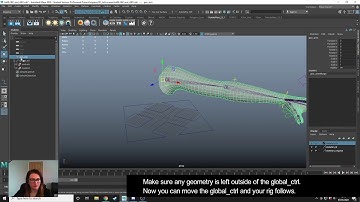 Global Control & tidying the rig - Beginner Rigging for Maya Part 7
