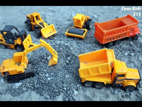 Mainan Anak Konstruksi I Dump Truck, Loader, Excavator 