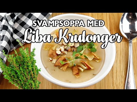 Video: Höstmeny: Svampsoppa Med Krutonger