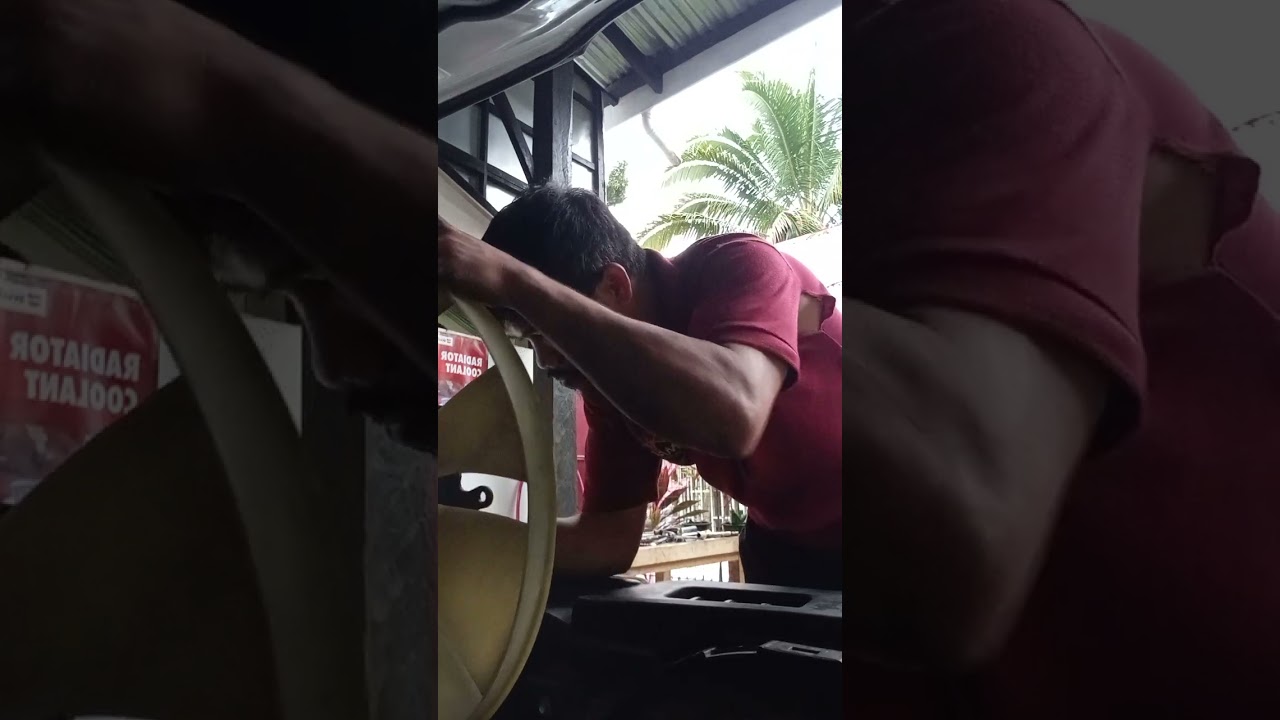 engine clutch fan assy. replace ford everest