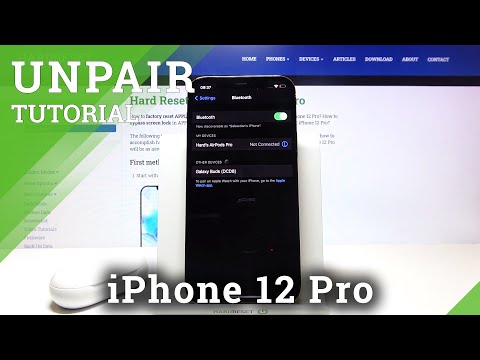How to Disconnect Galaxy Buds from iPhone 12 Pro - Unpair Devices