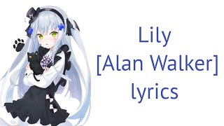 Lily lyrics [remix song] Nightcore