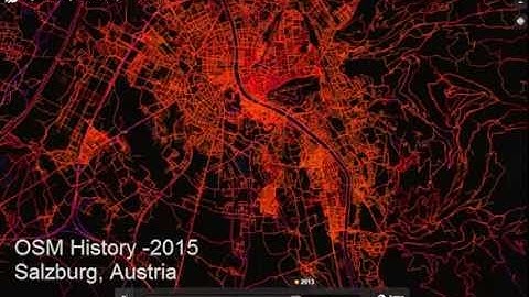 OpenStreetMap Salzburg: 10 years of history, up to 2015