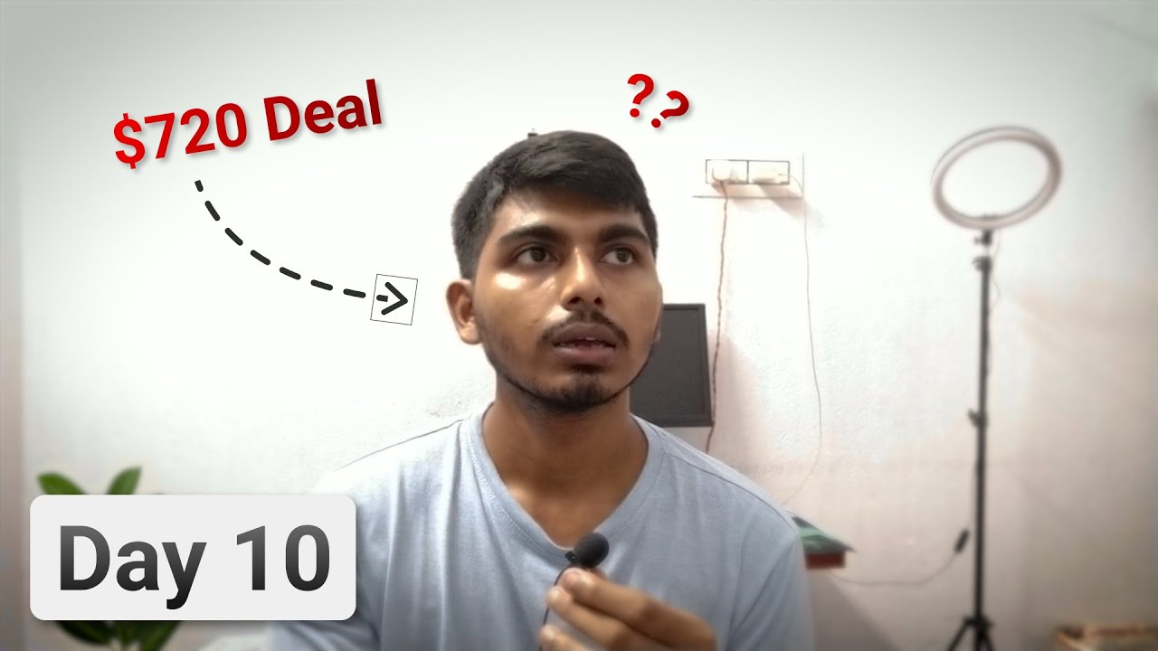 Road to $1k/mo Video Editing Day 10 - $720 Deal Closed