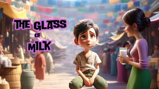 A Glass of Milk | Inspirational Story of Kindness | English Animated Stories for Kids