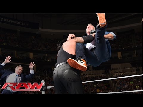 Shane McMahon fights back against The Undertaker: Raw, March 14, 2016