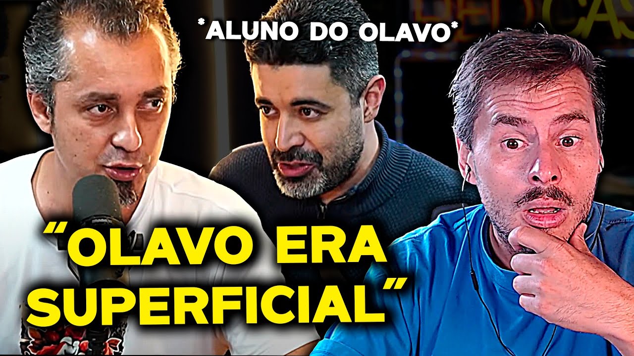 GUSTAVO MACHADO APONTA ERROS de OLAVO DE CARVALHO EM DEBATE