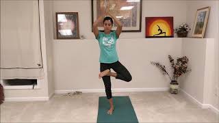 #Vrikshasana (#Tree pose) with variations