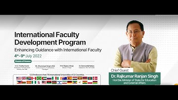 Streaming Live: The 6th International Faculty Development Program at Chandigarh University