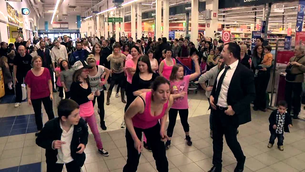 flashmob carrefour segny association tendance