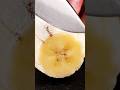 Freeze Banana Cutting ASMR #FruitCuttingASMR #SatisfyingSound