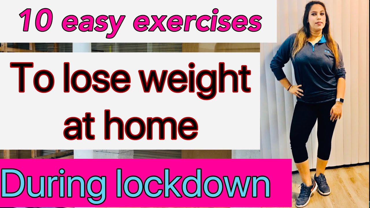 10 easy exercises to weight lose at home |how to lose weight | body ...