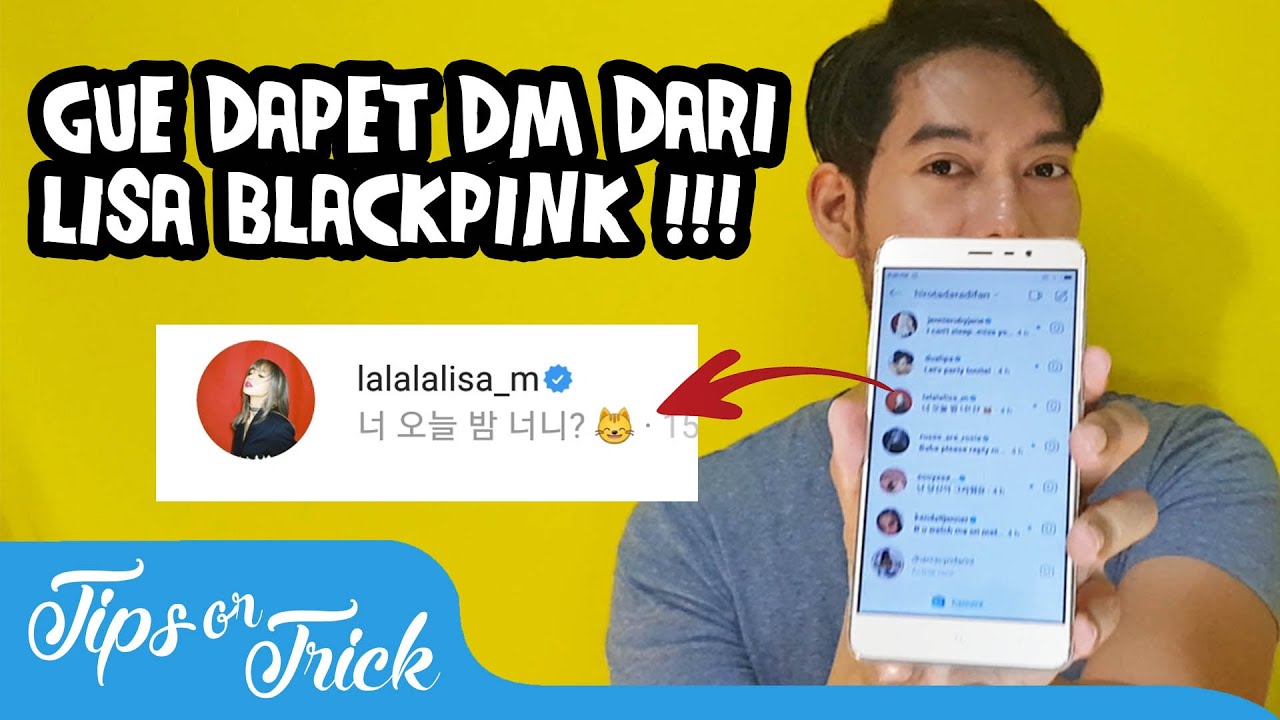 Cara dapet DM Instagram dari Idola Kamu 