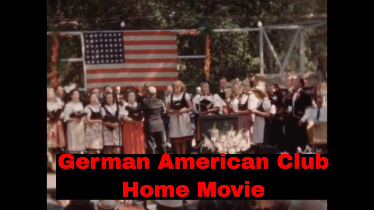 navy officer ranks GERMAN AMERICAN CLUB 1947 LA CRESCENTA CALIFORNIA RALLY HOME MOVIE 31734